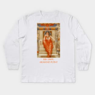 Isis (1909) by Armand Point Kids Long Sleeve T-Shirt